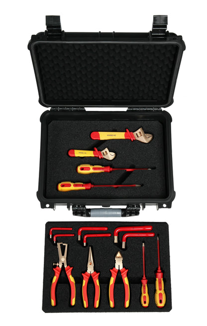 Emarei® EAI0603BC, ATEX-Werkzeugsatz für die Kälte- und Klimatechnik, 16 funkenfreie Werkzeuge mit Koffer