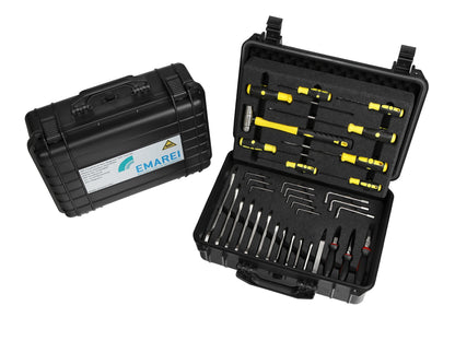 Emarei® MRT-Werkzeugsatz E2I0500ST MR Conditional Edelstahl-Werkzeugsatz mit 35 antimagnetischen Werkzeugen