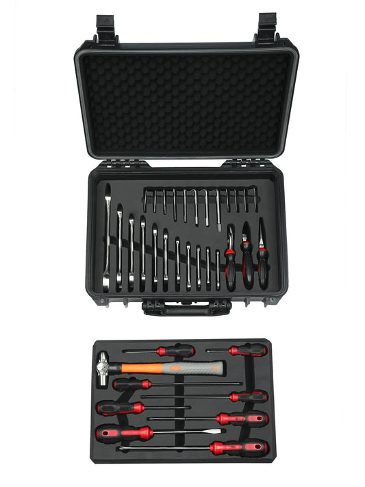 EMAREI® MRT Werkzeugset E4I0500ST MR Conditional Edelstahl-Werkzeugsatz mit 36 antimagnetischen Werkzeugen
