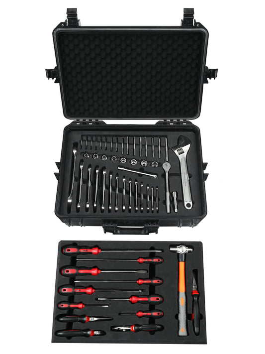 Emarei® MRT-Werkzeugset E4I0501ST (TQ) / MR Conditional Edelstahl-Werkzeugsatz mit 55 Qualitätswerkzeugen