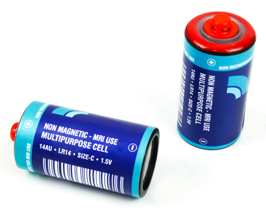 Emarei® EAI0157MR MRT Batterie Schwach Magnetisch, 1,5 V, Größe C, Zink-Kohle Batterie (2 Stück pro Verpackungseinheit)